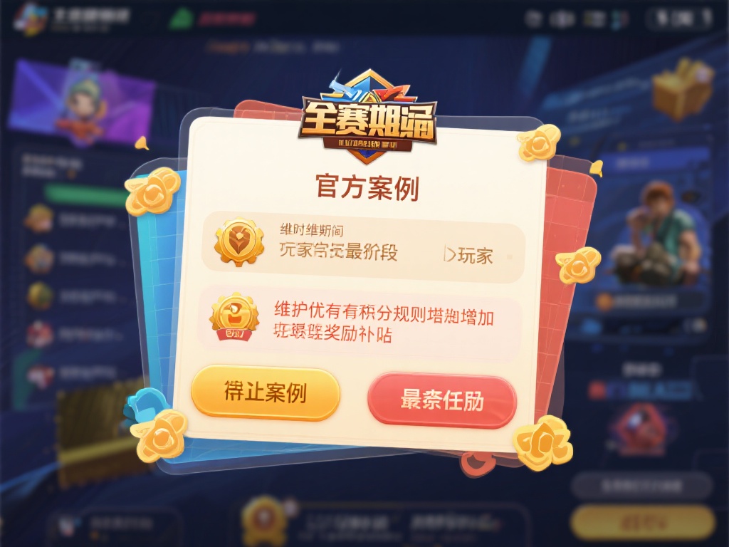 例如，某赛事期间正值维护中断，玩家无法完成最后阶段