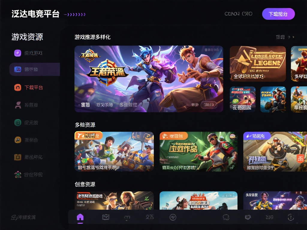 游戏资源多样性
一个值得推荐的游戏下载平台，首先